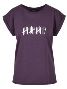 trick17 17 Striche Extended Shoulder T-Shirt, dark grey melange